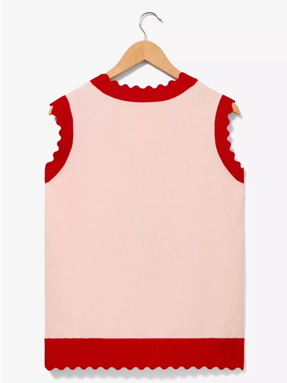 Sanrio Hello Kitty Pink and Red V-Neck Sweater Vest - Picture 4 of 4